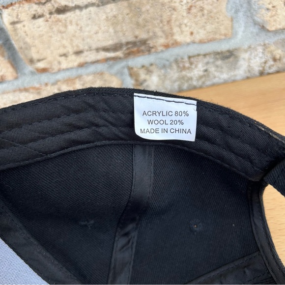 Janet Jackson Rhythm Nation 1814 Black baseball Hat With Metal Badge OS - Picture 11 of 12